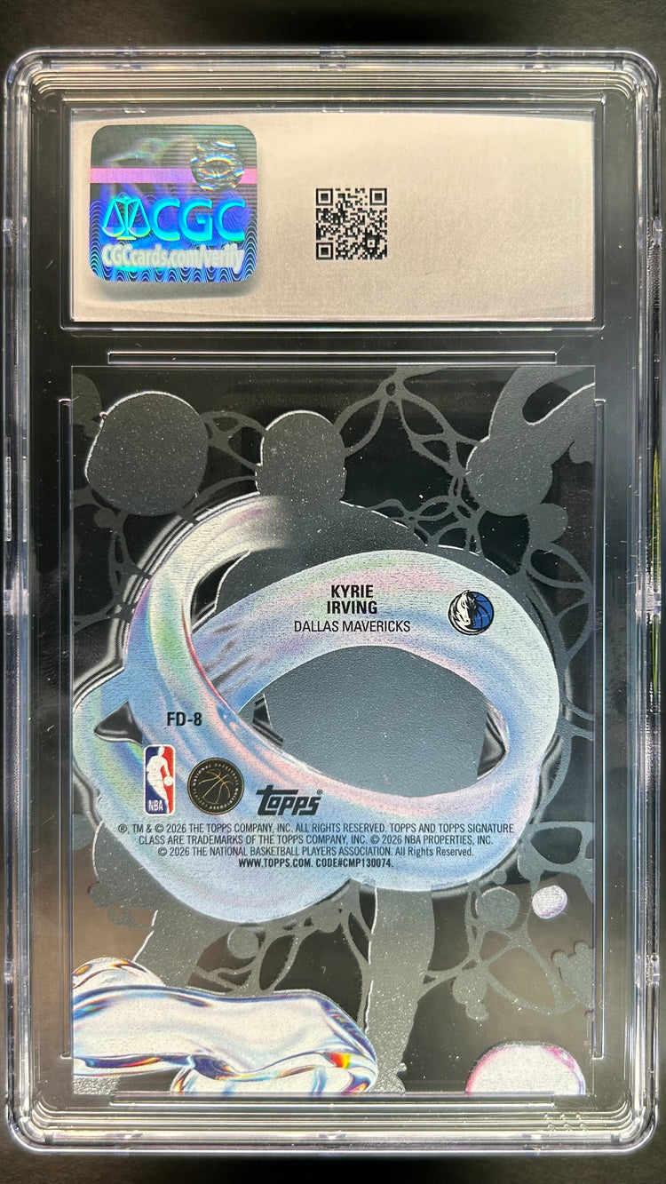2025-26 Kyrie Irving Topps Signature Class Fluidity Case Hit CGC 10