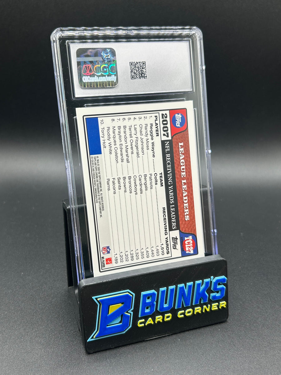 2008 Reggie Wayne Topps Chrome X-Factor CGC 10