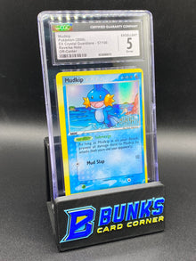 Mudkip Reverse Holo Off Center Error Ex Crystal Guardians CGC 5