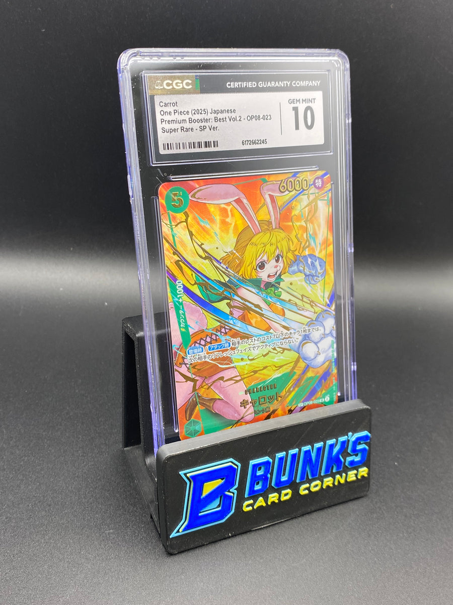 Carrot Super Rare SP OP08-023 CGC 10 Japanese