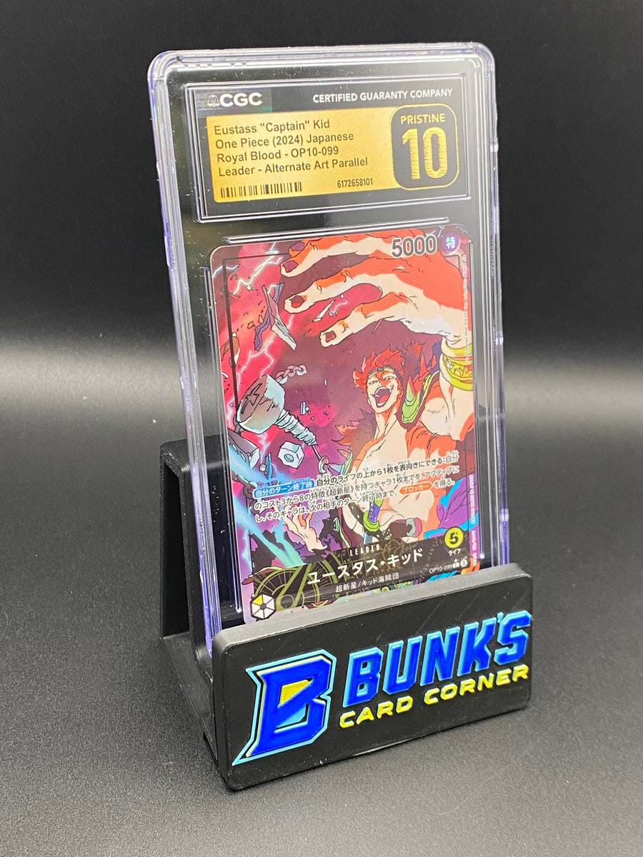 Eustass Captain Kid Leader Parallel OP10-099 CGC PRISTINE 10 Japanese