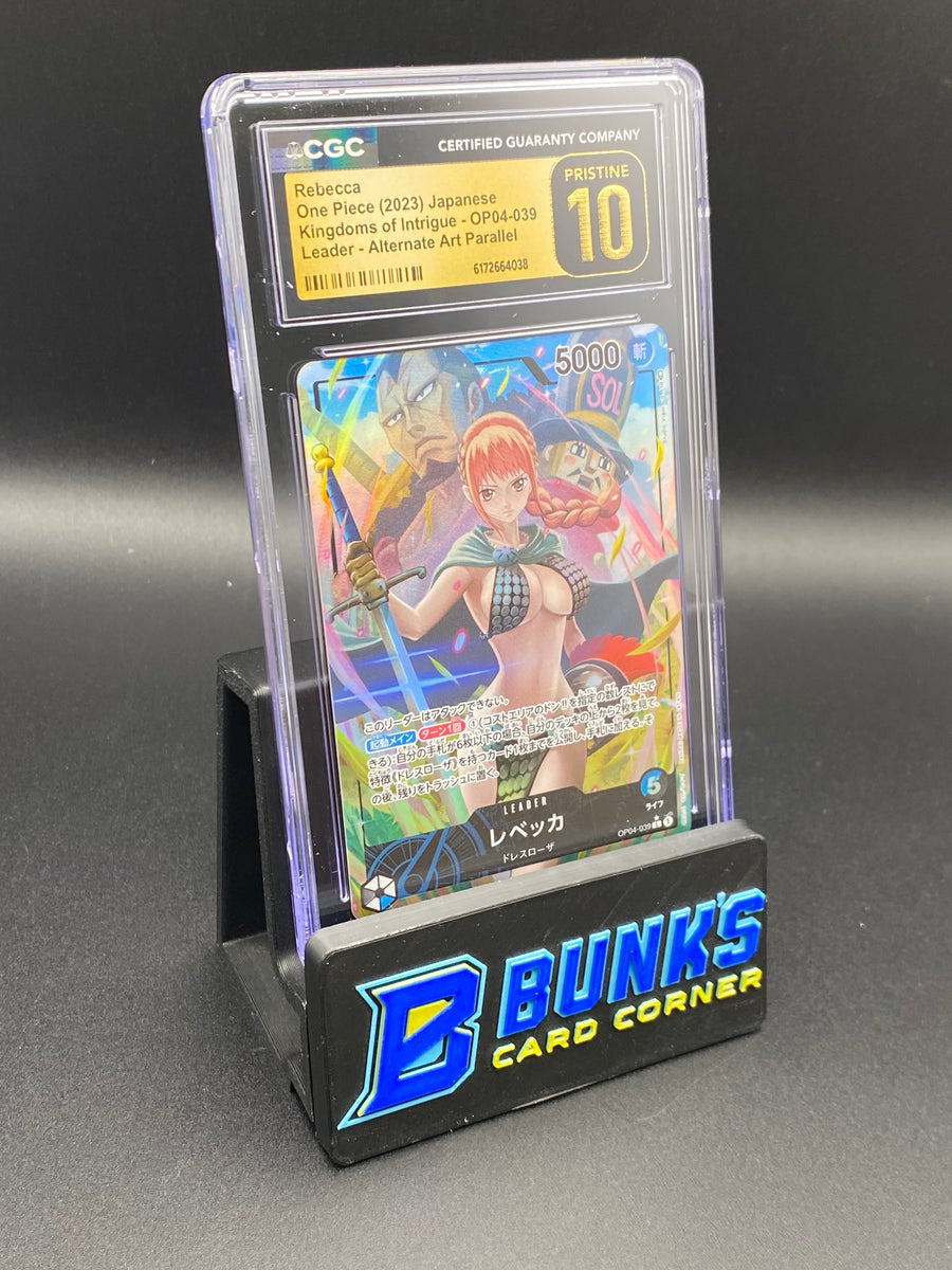 Rebecca Leader Parallel OP04-039 CGC PRISTINE 10 Japanese