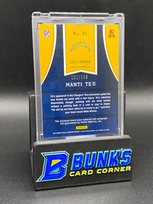 2013 Manti Te'O 102/149 Auto Patch Rc