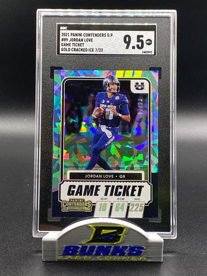2021 Jordan Love Gold Cracked Ice 7/23 (Box 15)