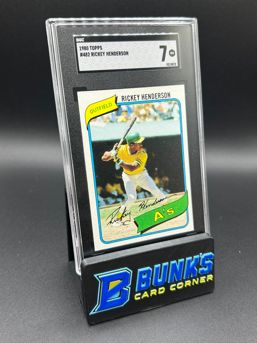 1980 Rickey Henderson Topps #482 SGC 7