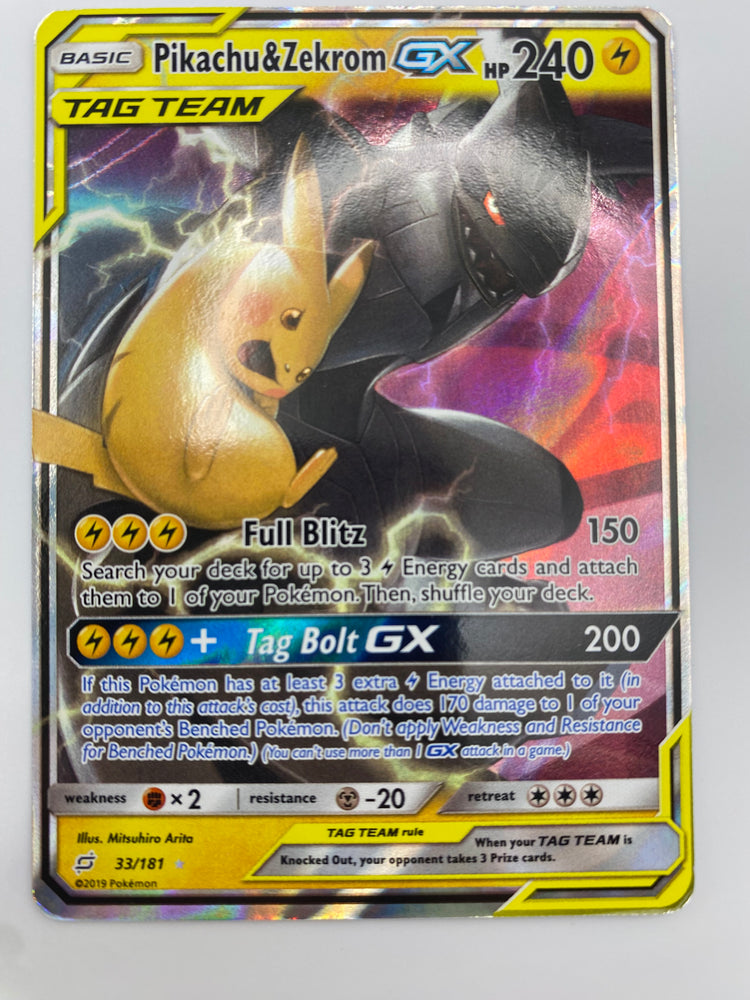 Pikachu & Zekrom GX Tag Team Team UP LP
