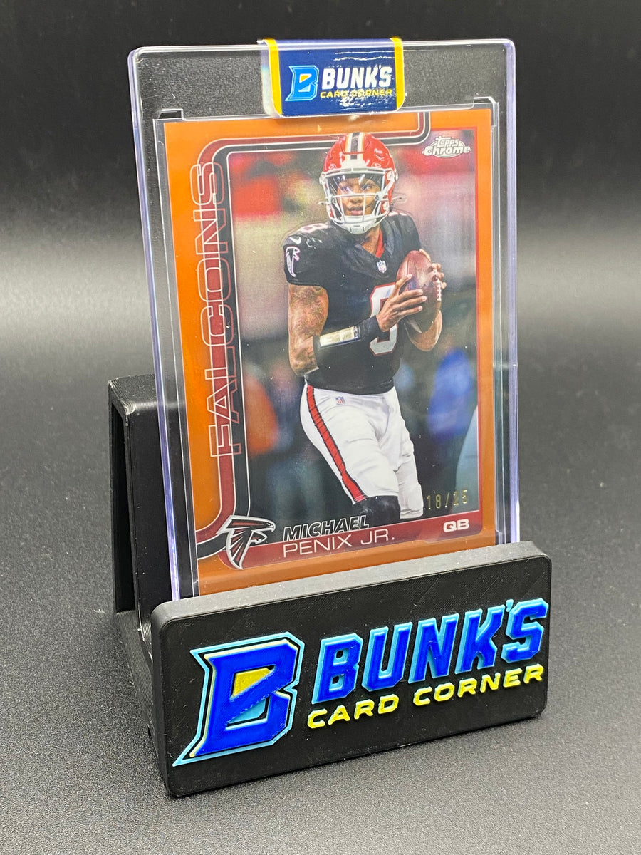2025 Michael Penix Jr. Topps Chrome Orange 18/25