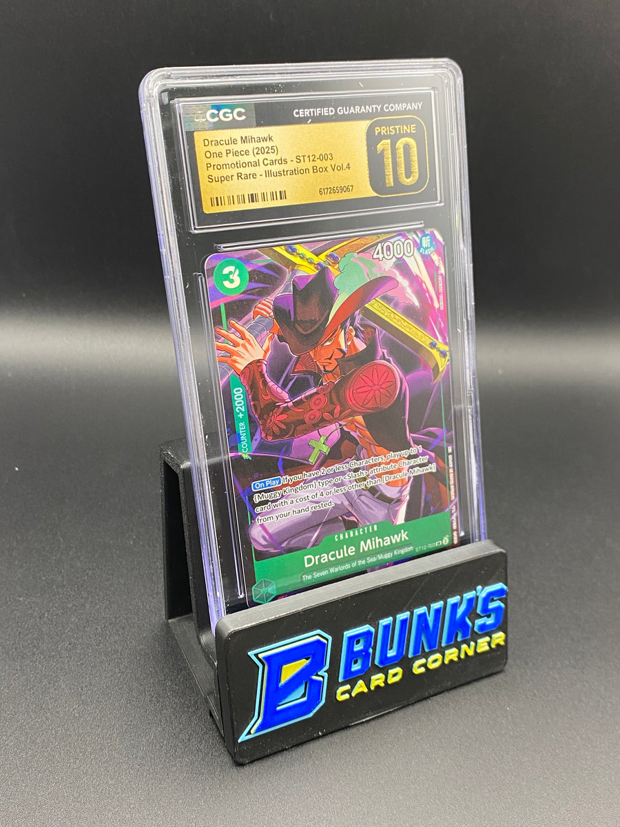 Dracule Mihawk Super Rare Promo CGC PRISTINE 10