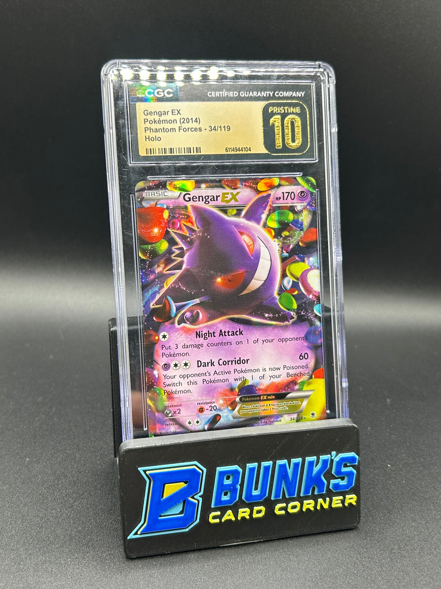 Gengar EX Holo Phantom Forces CGC Pristine 10