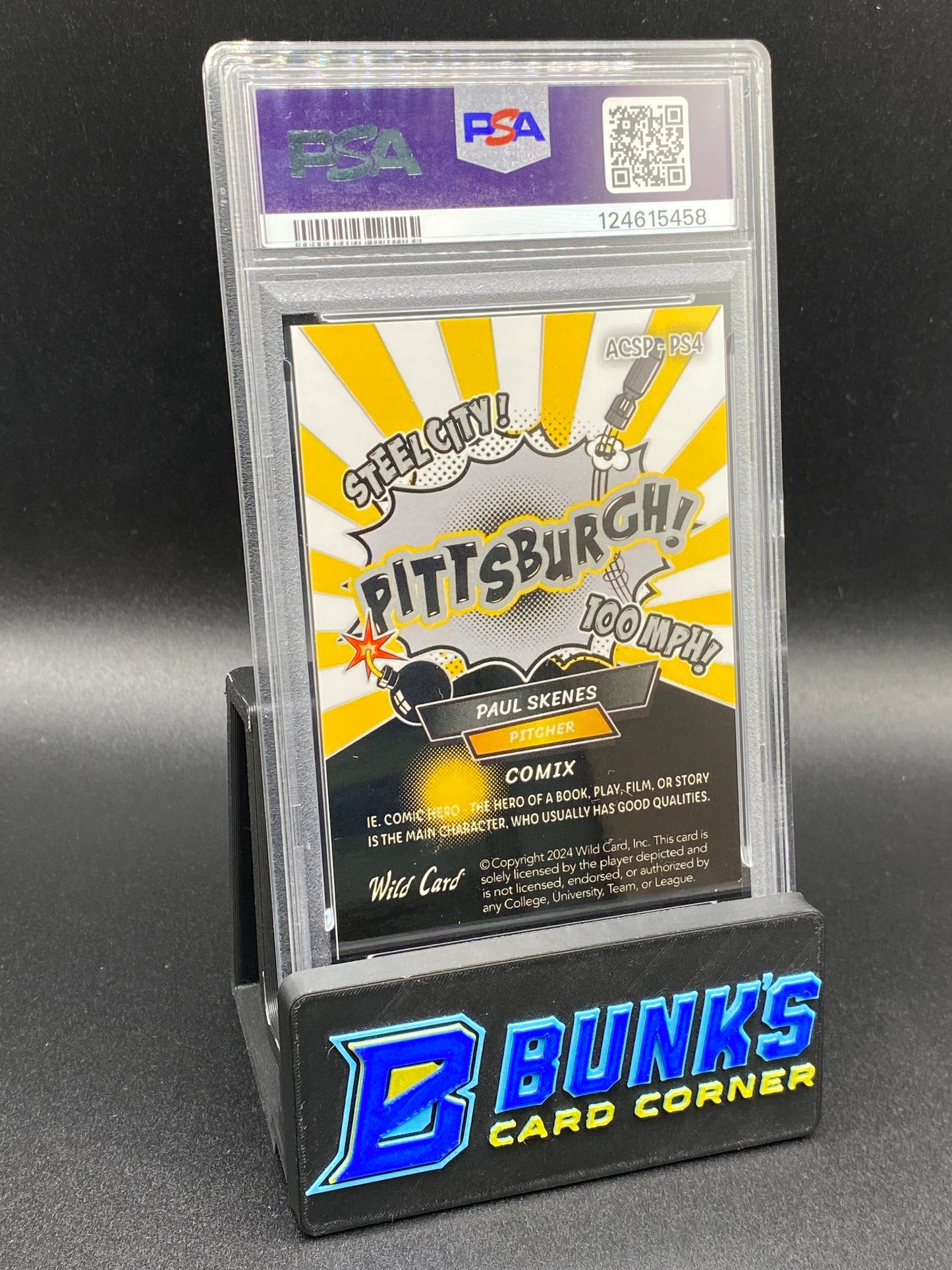 2024 Paul Skenes Comix 3/25 PSA 10