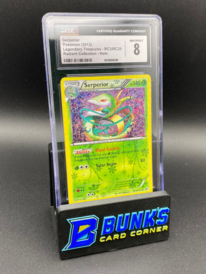 Serperior Radiant Collection Holo Legendary Treasures CGC 8