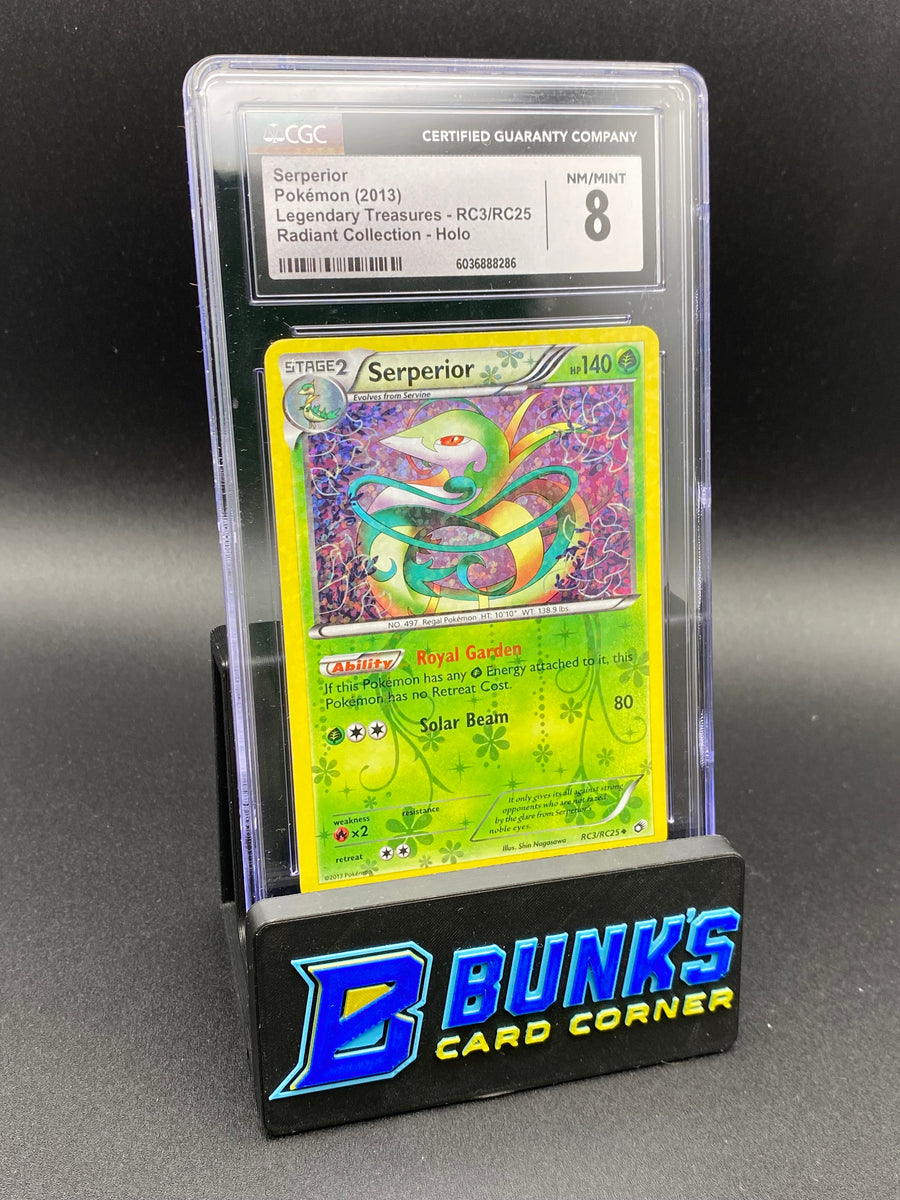 Serperior Radiant Collection Holo Legendary Treasures CGC 8