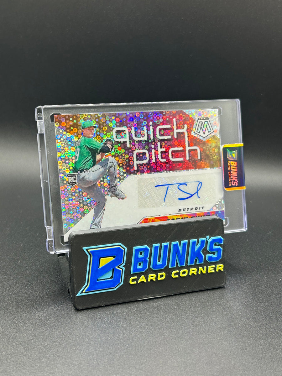 2021 Tarik Skubal Panini Mosaic Quick Pitch Rc Auto