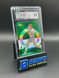 2005 Paul O'Neill Topps Finest Green Refractor 182/199 CGC 10