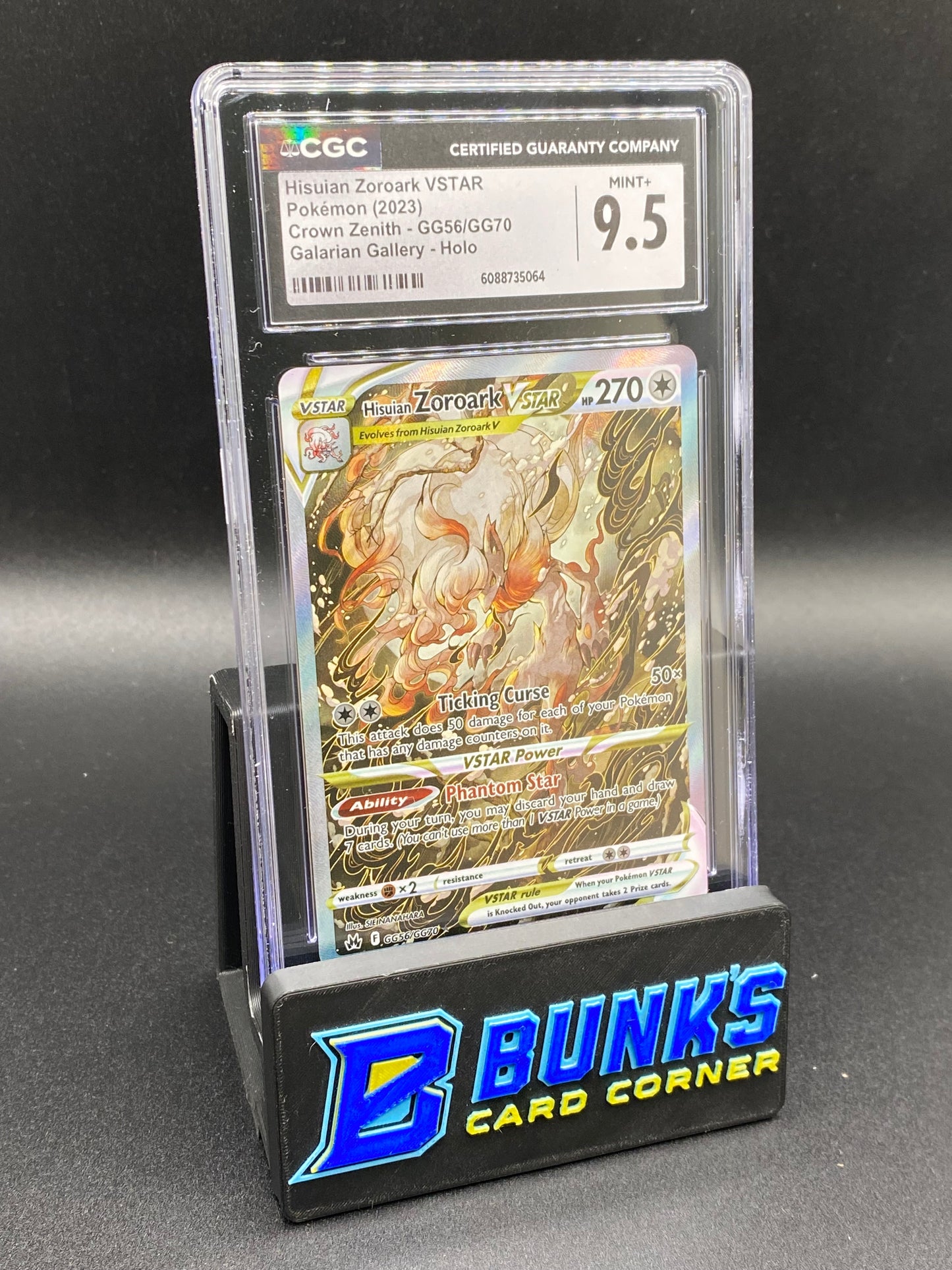 Hisuian Zoroark Vstar Galarian Gallery CGC 9.5