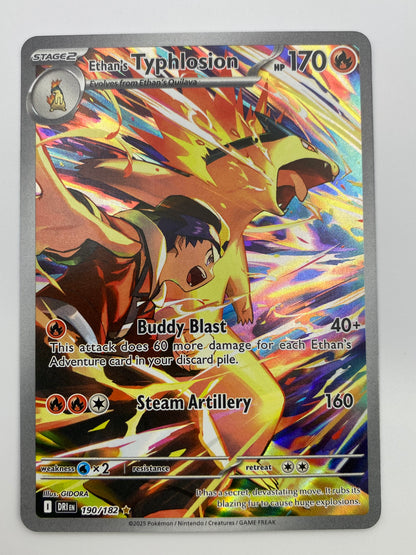 Ethan's Typhlosion Illustration Rare Destined Rivals NM