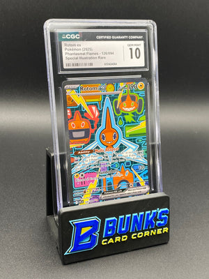 Rotom Ex SIR Phantasmal Flames CGC 10