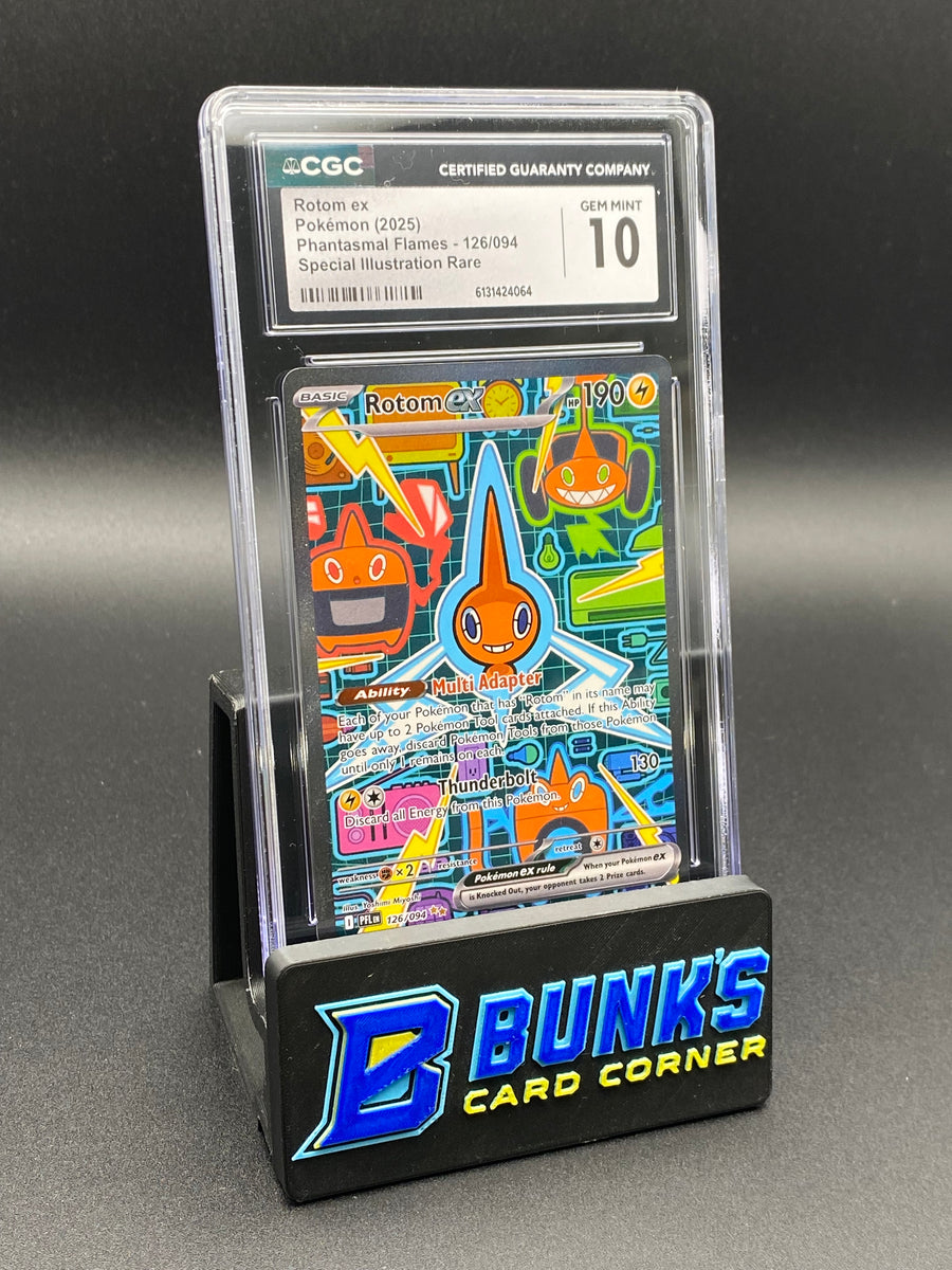 Rotom Ex SIR Phantasmal Flames CGC 10