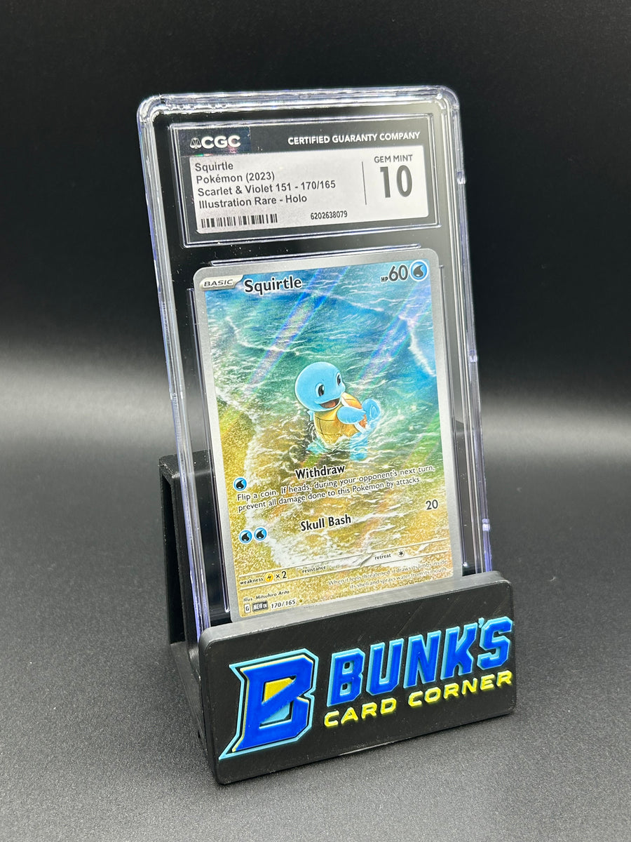 Squirtle Illustration Rare Scarlet & Violet 151 CGC 10