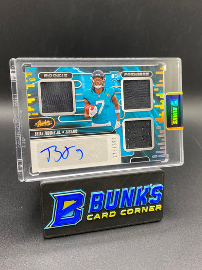 2024 Brian Thomas Jr. 179/399 Rc Auto Patches Absolute Football