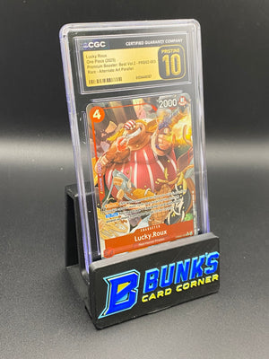 Lucky Roux Rare Parallel PRB02-003 CGC PRISTINE 10