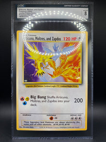 Articuno & Moltres & Zapdos Jumbo Card Promo CGC 8