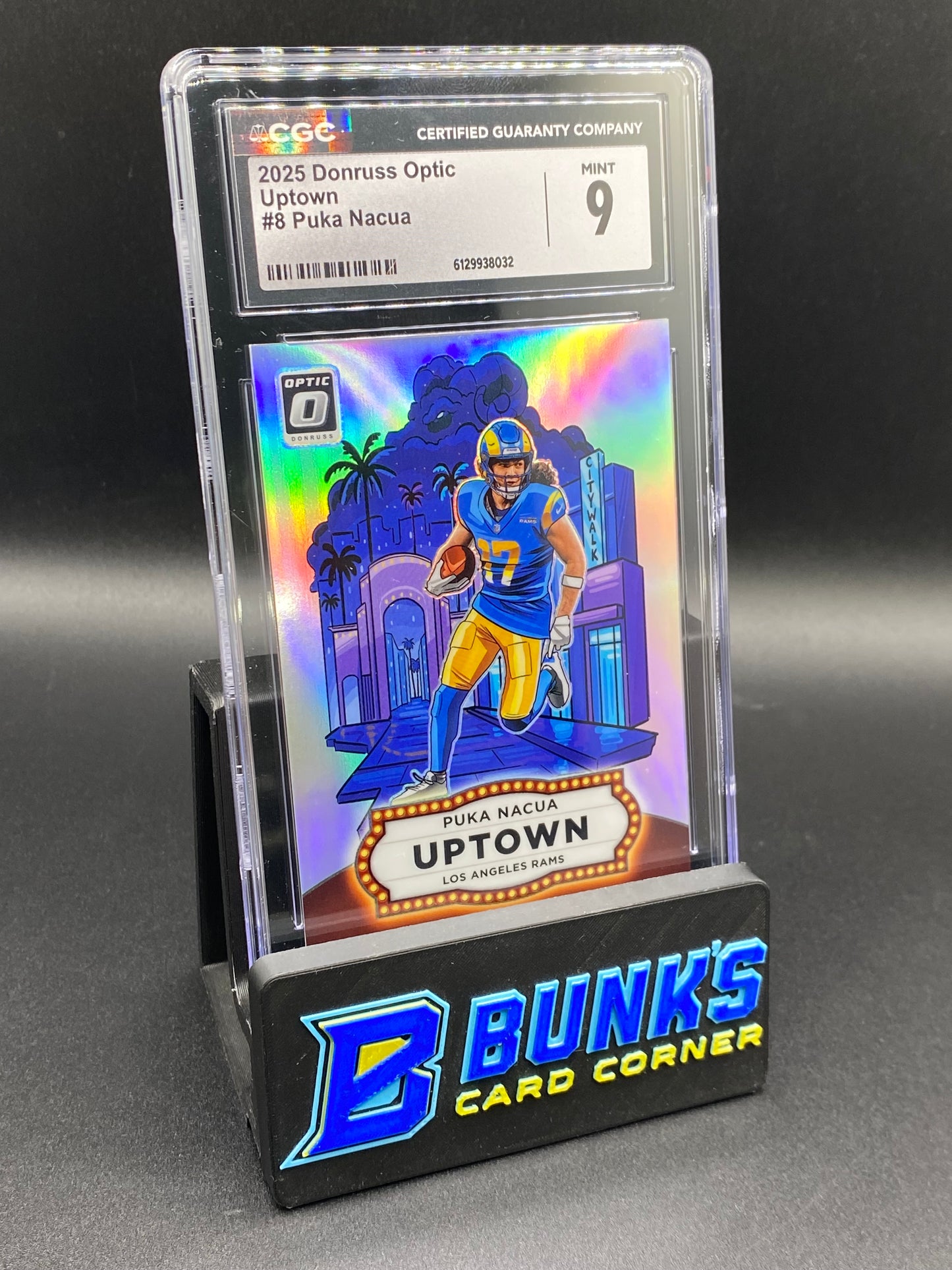 2025 Puka Nacua Uptown Donruss CGC 9