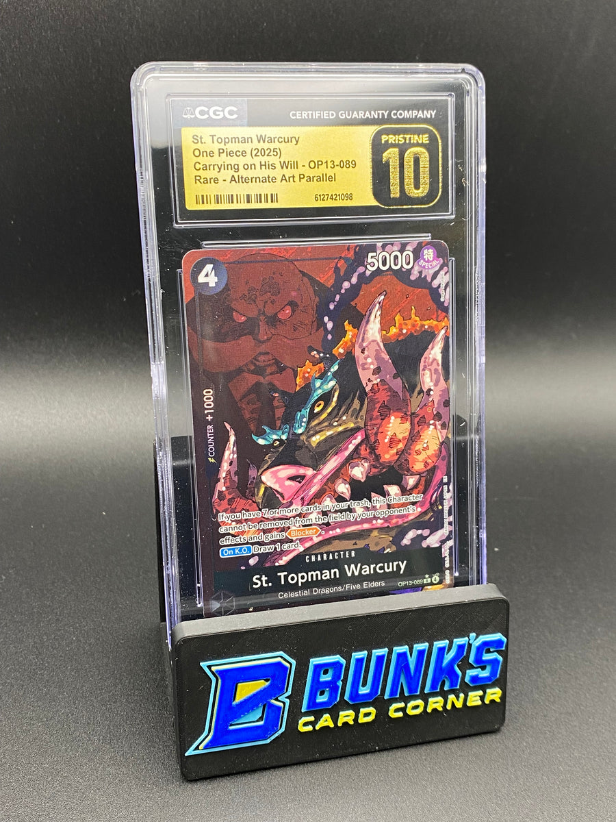 St. Topman Warcury Alt Art Parallel OP13 CGC PRISTINE 10
