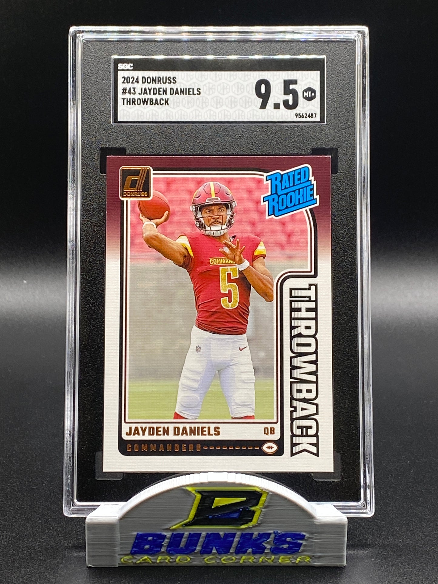 2024 Jayden Daniels Rated Rookie SGC 9.5 (Box B12)