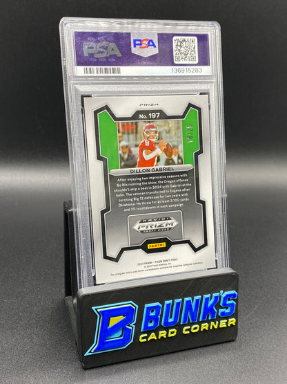 2024 Dillon Gabriel Mojo Prizm 18/25 PSA 9 Rc