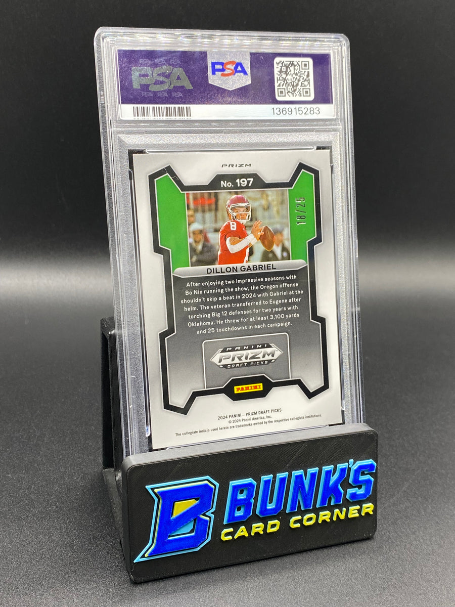 2024 Dillon Gabriel Mojo Prizm 18/25 PSA 9 Rc