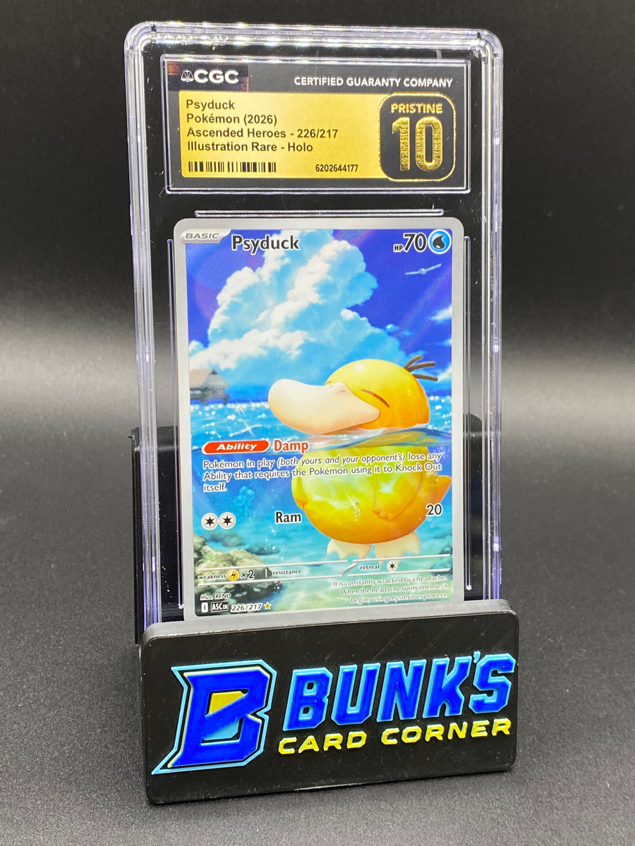 Psyduck Illustration Rare Ascended Heroes CGC Pristine 10