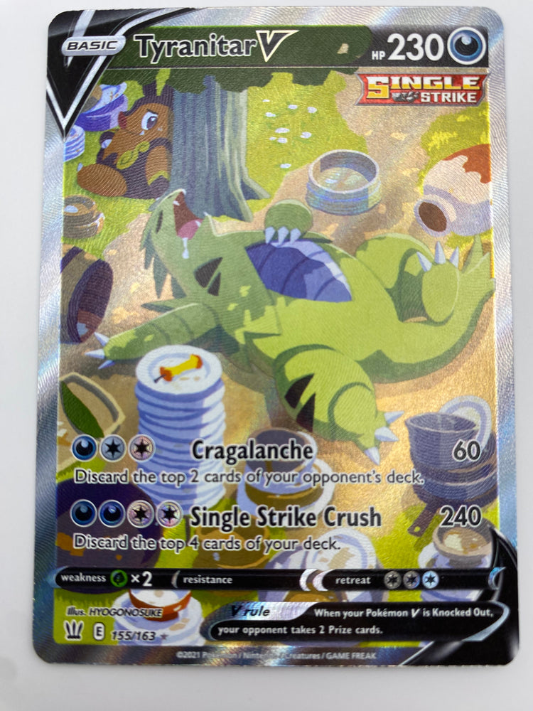 Tyranitar V Alt Art Battle Styles NM