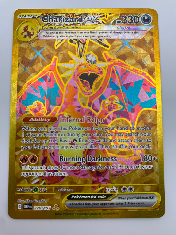 Charizard Ex Hyper Rare Obsidian Flames NM