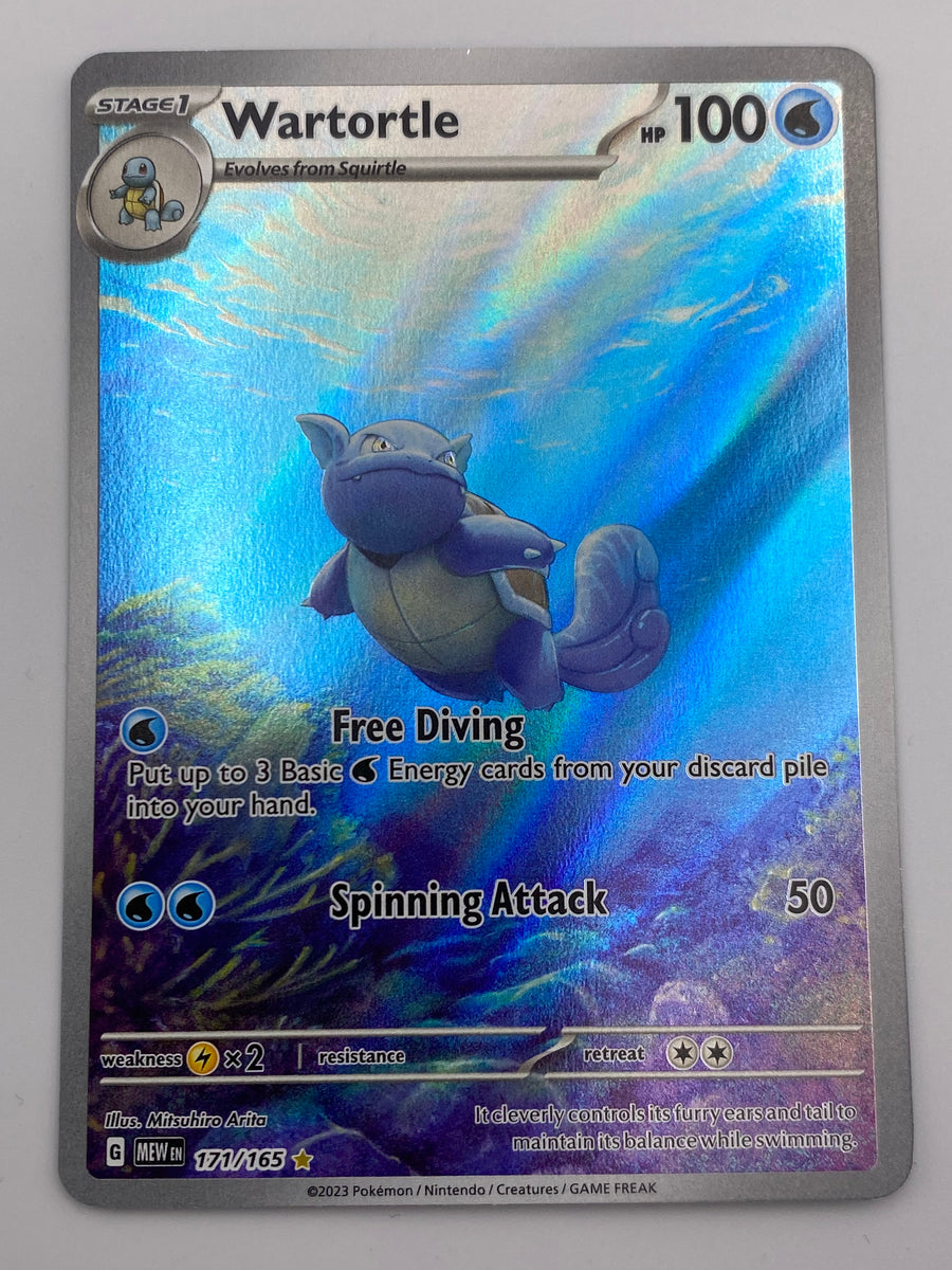 Wartortle Illustration Rare 151 NM