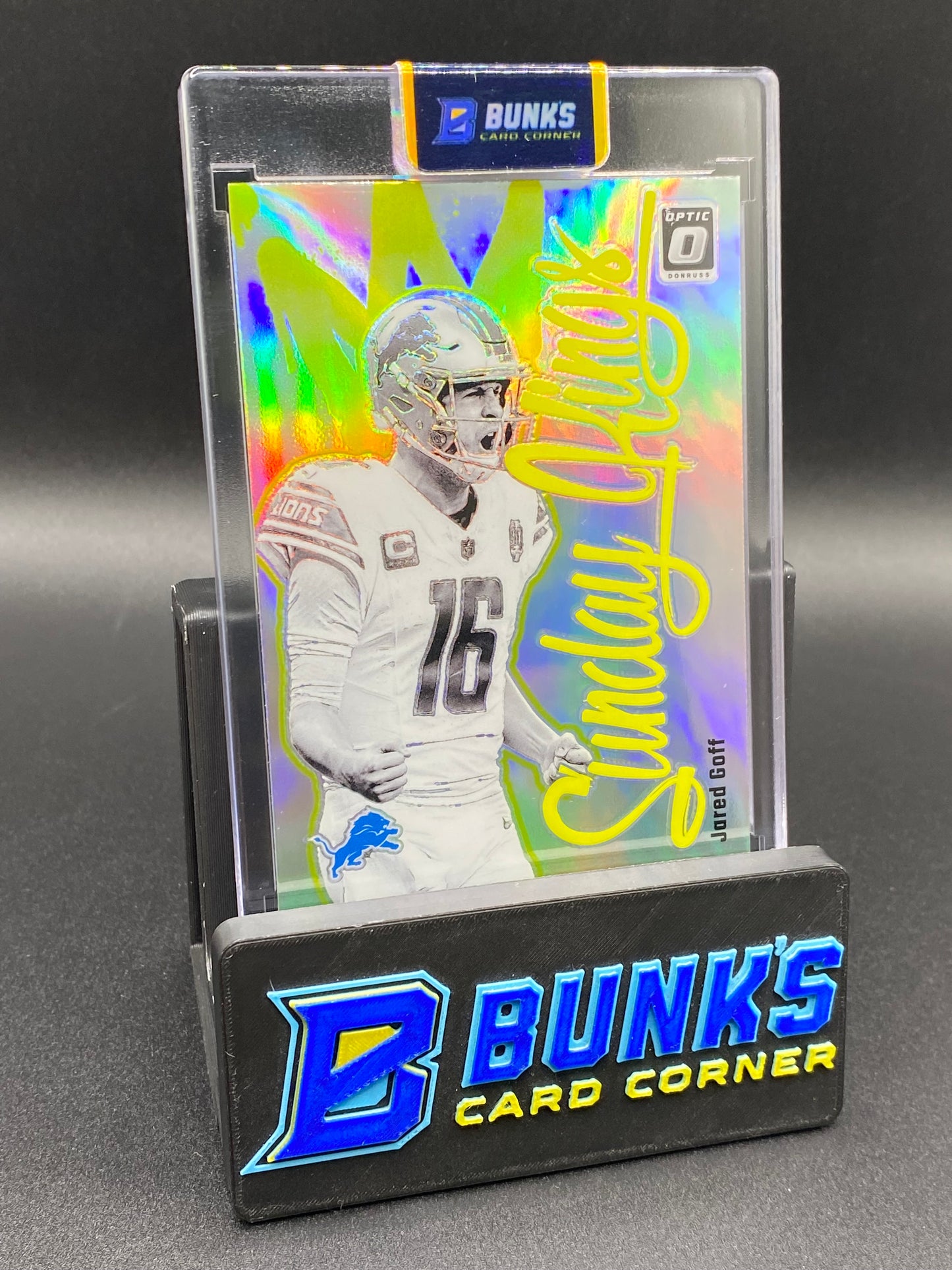 2024 Jared Goff Sunday Kings Optic Donruss