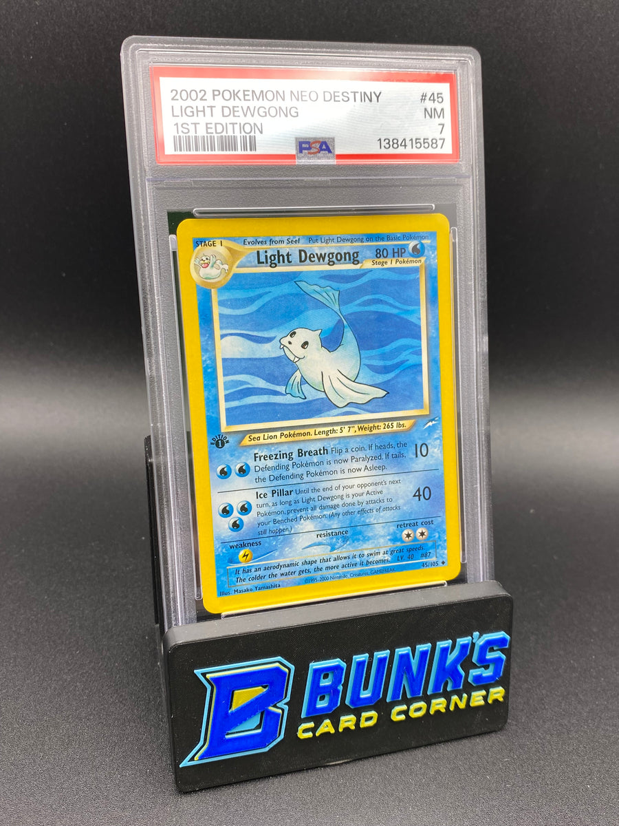 Light Dewgong 1st Edition Neo Destiny PSA 7