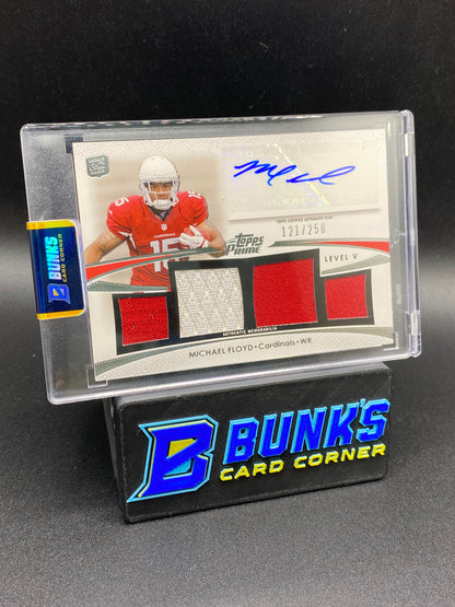 Michael Floyd Topps Prime Patches 121/250 Auto