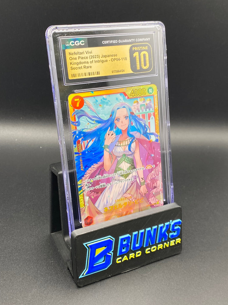 Nefeltari Vivi Secret Rare OP04-118 CGC PRISTINE 10 Japanese
