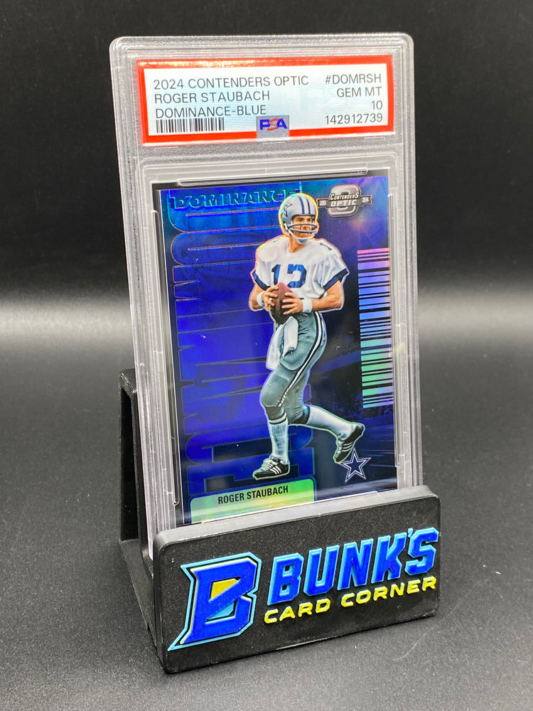 2024 Roger Staubach Dominance Blue PSA 10 4/99