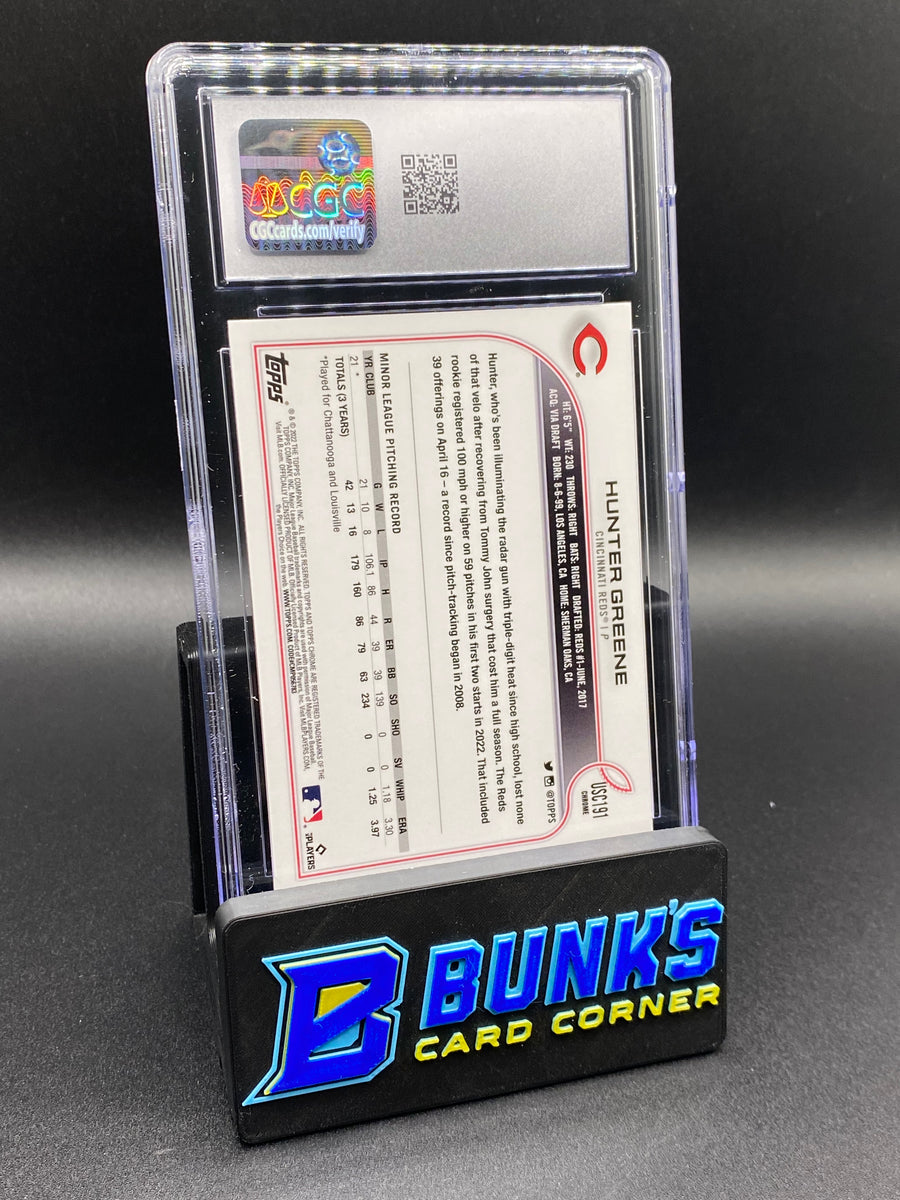 2022 Hunter Greene Purple Ref. Rc CGC 10