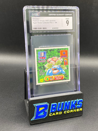 Venusaur  Sticker Collection CGC 9 JAPANESE
