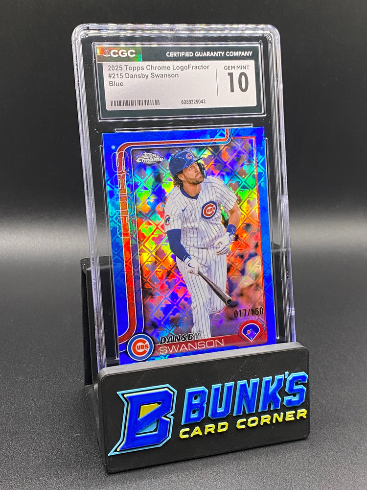 2025 Dansby Swanson Blue 17/150 CGC 10