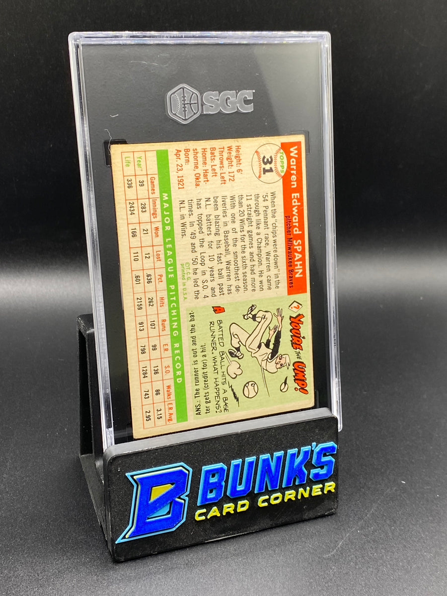 1955 Warren Spahn SGC 3