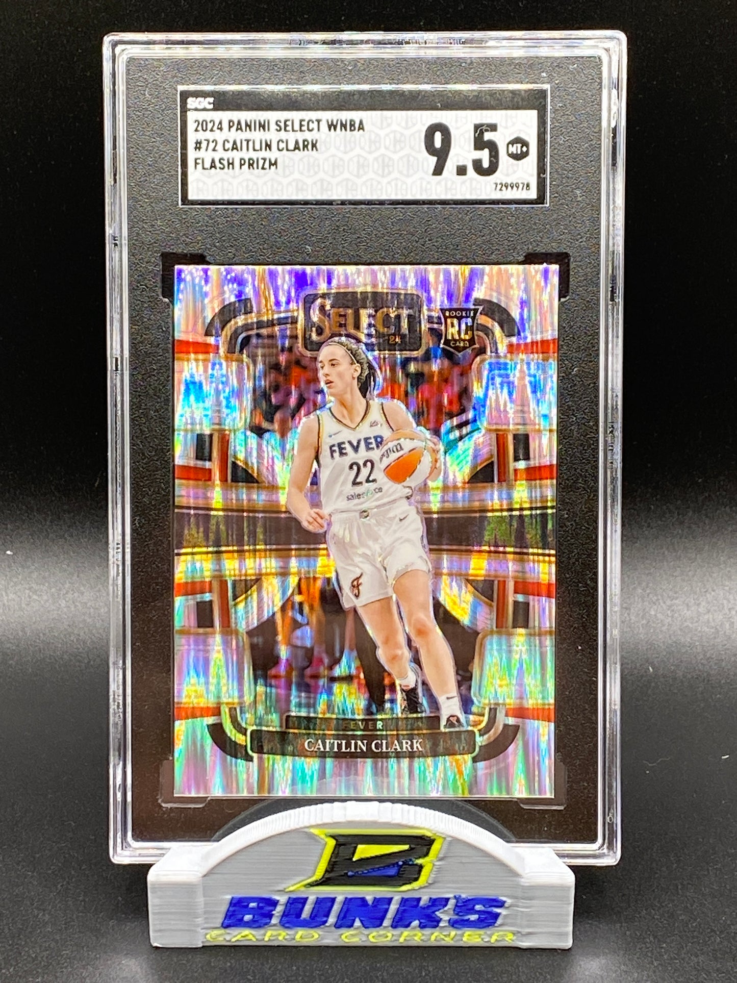 2024 Caitlin Clark Rookie Card Flash Prizm