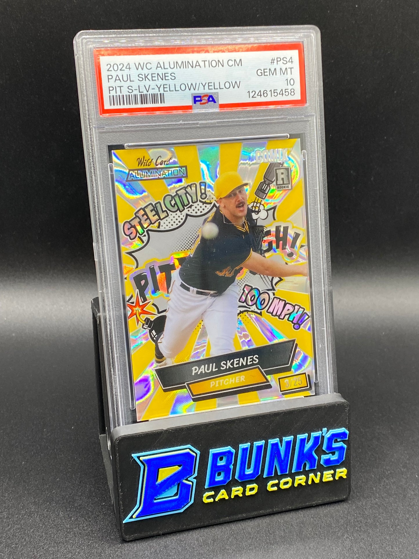 2024 Paul Skenes Comix 3/25 PSA 10