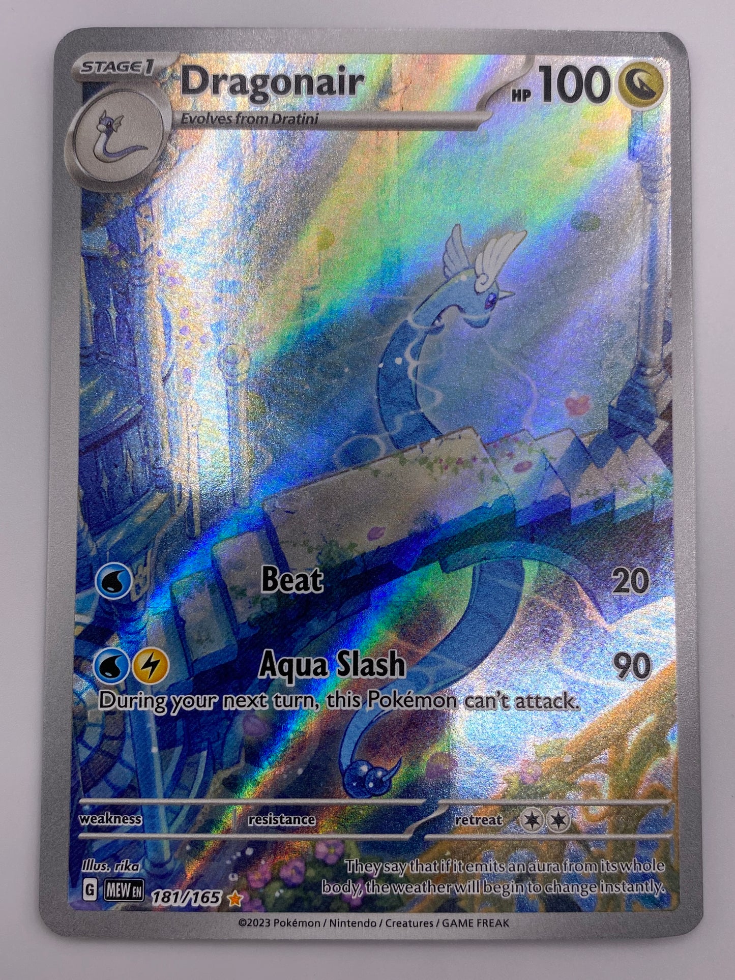 Dragonair Illustration Rare 151 NM
