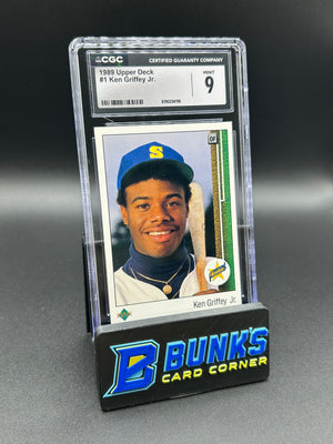 1989 Ken Griffey Jr. Upper Deck Rc CGC 9