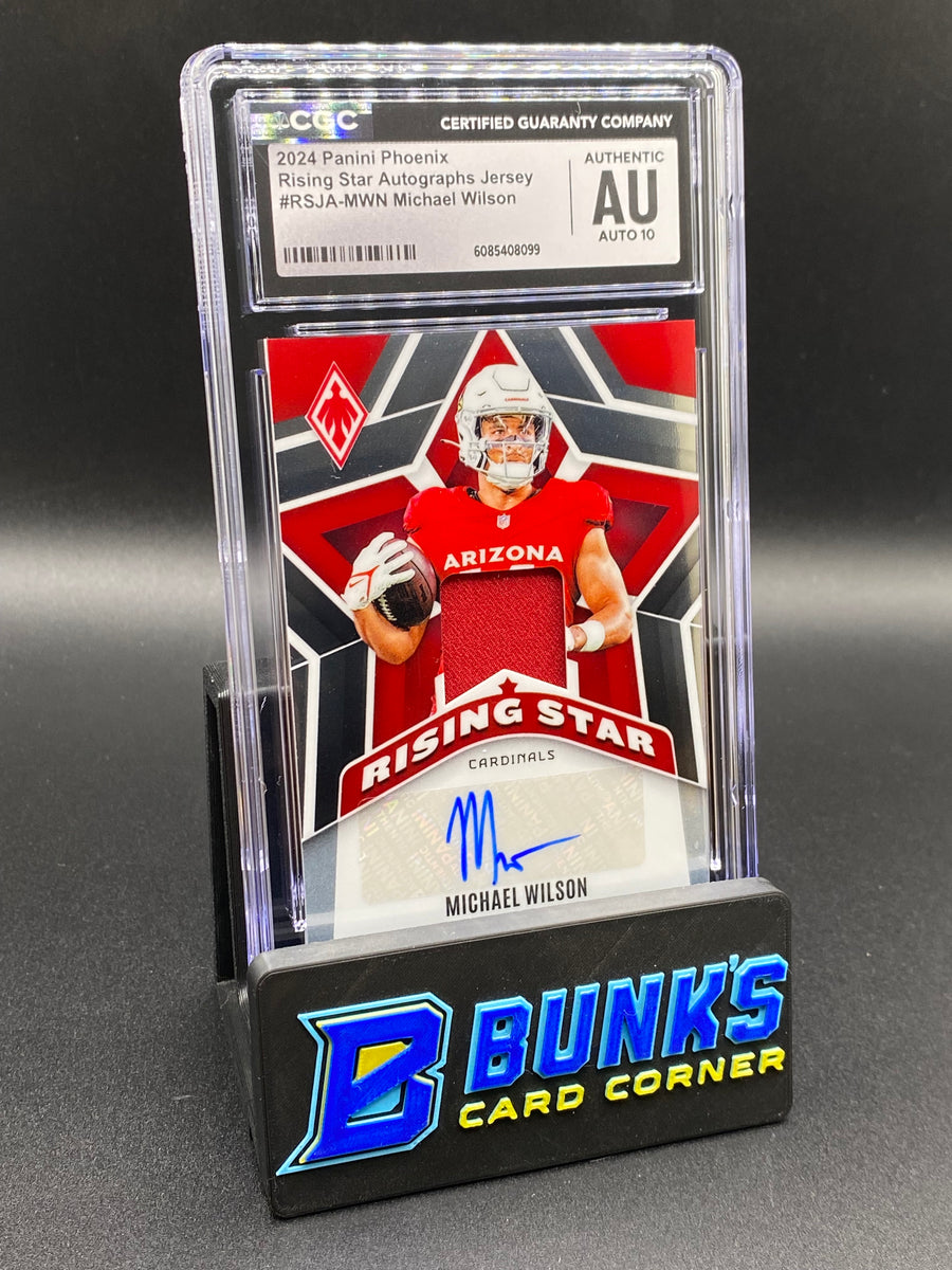 2024 Michael Wilson Rising Star Auto Jersey CGC Authentic Auto 10 14/49