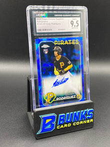 2024 Endy Rodriguez Auto 27/199 Rc Sapphire CGC 9.5/10